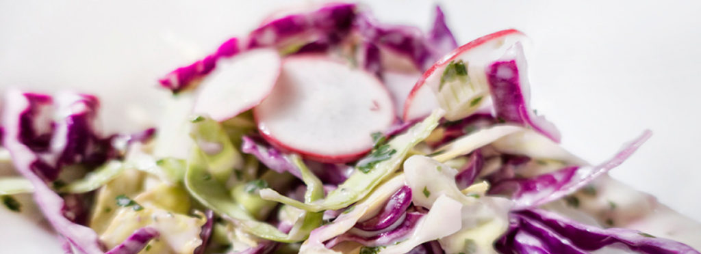 The Ranch’s Mexican Coleslaw with Cabbage, Jicama, Radish, and Cilantro Vinaigrette