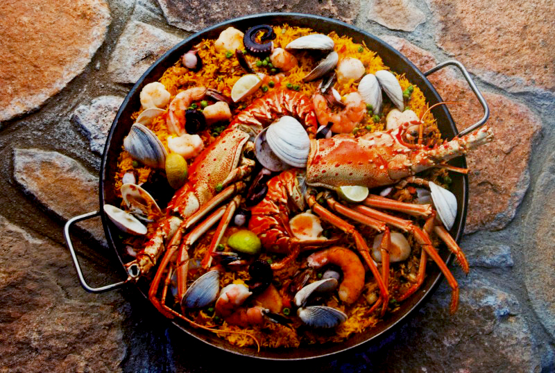 Lobster and Shrimp Paella