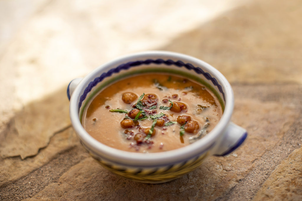 Creamy Mediterranean Chick Pea Soup from Joy E. Stock and Angie Brenner