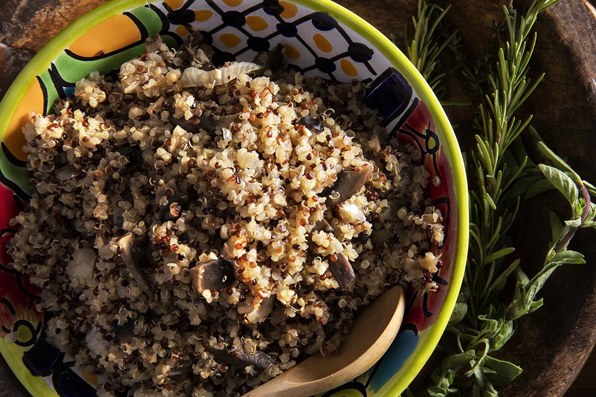 Mushroom Quinoa Pilaf Recipe