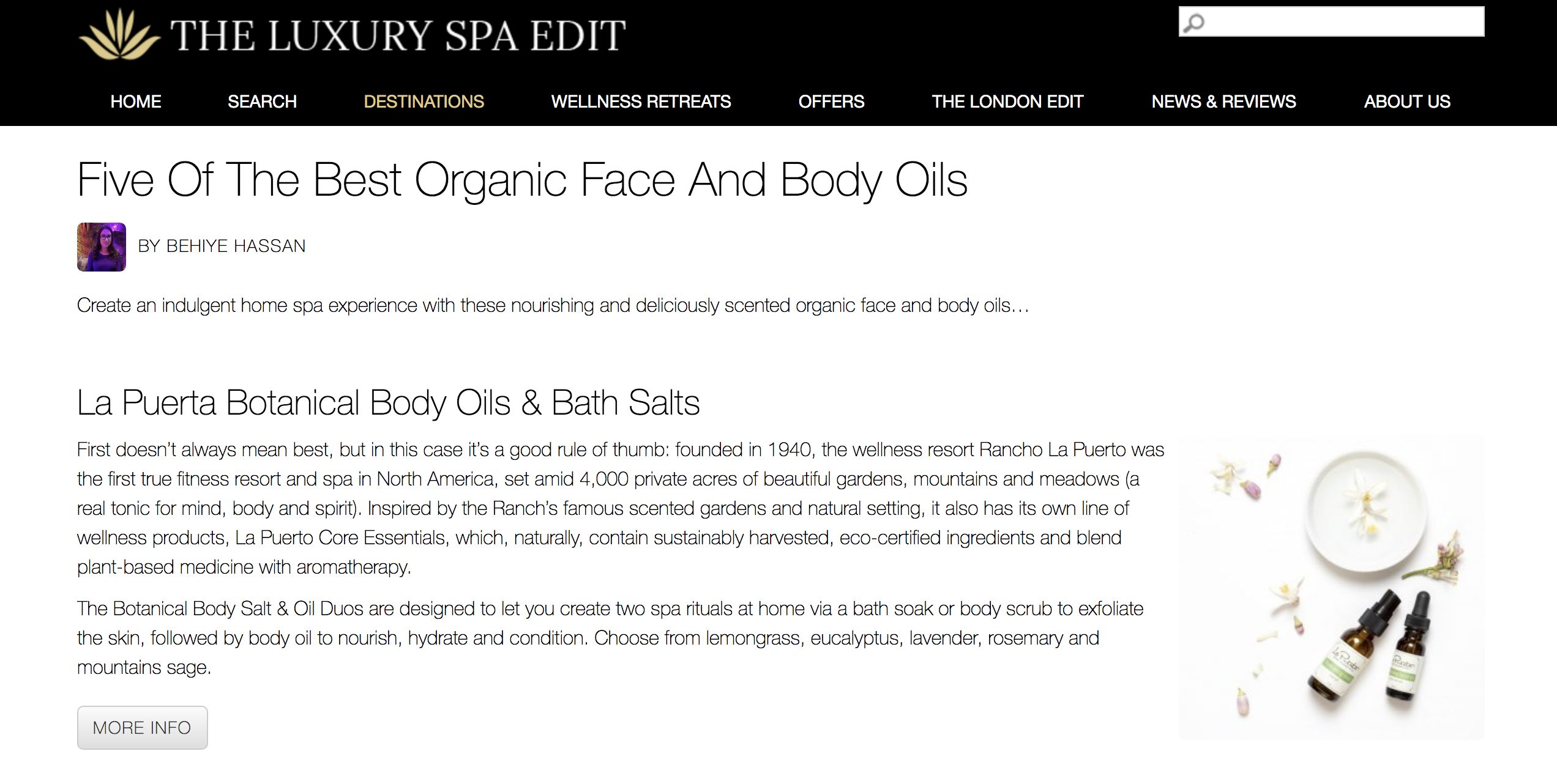 Luxury Spa Edit