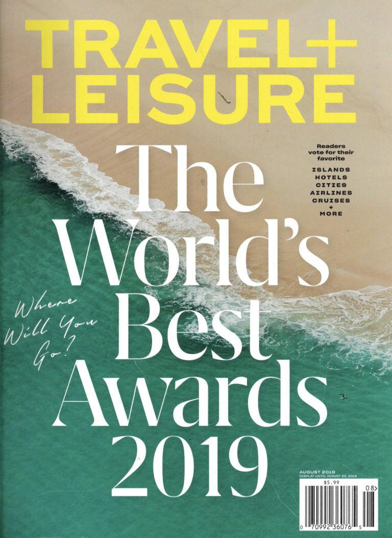 Travel + Leisure’s 2019 World’s Best Awards