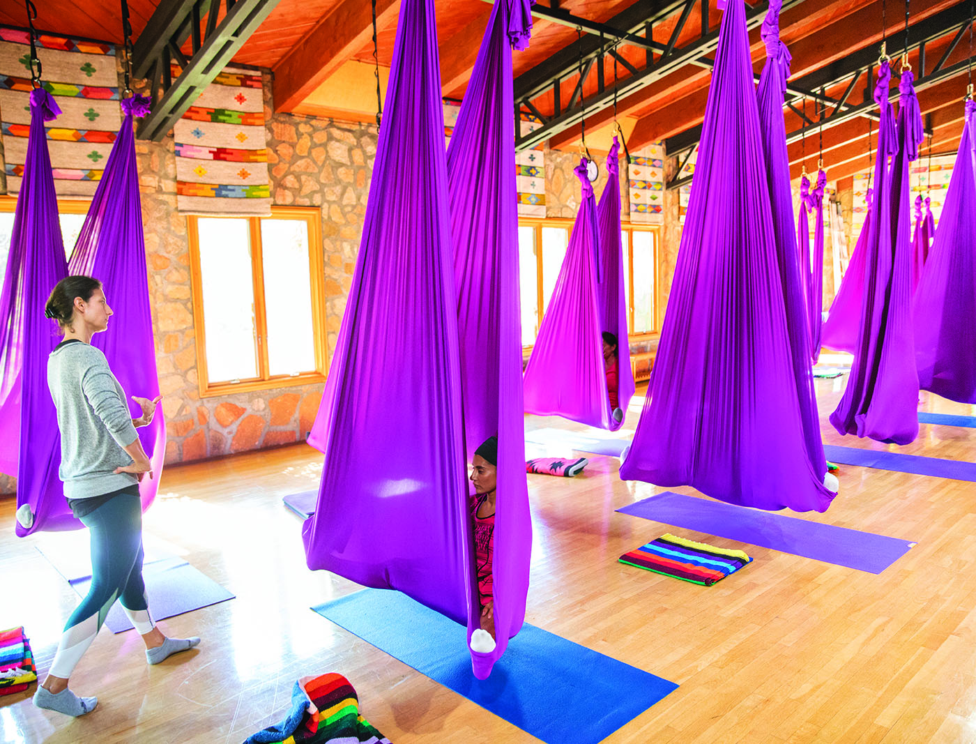 Aerial Yoga: Gentle, Low Hammock - Rancho La Puerta